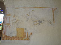 France, Ain, Le Plantay, Eglise, Peinture murale, Chevalier (2)